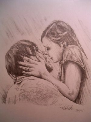 Art Of Women - Couples In Love - Passionate Kiss