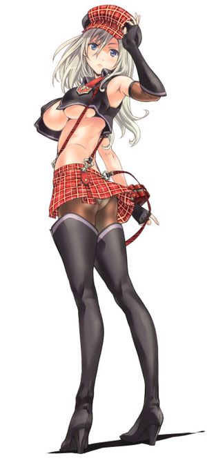 Hot butt in a amazing anime porn uniform photo