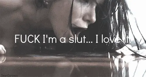 She is slut