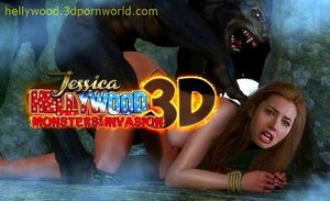 Jessica Biel 3D hentai monster porn