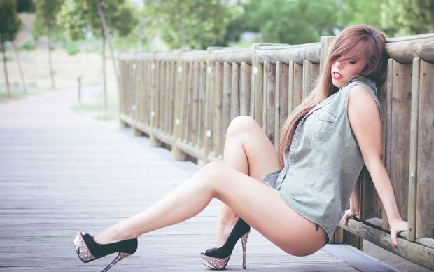 long legs and heels