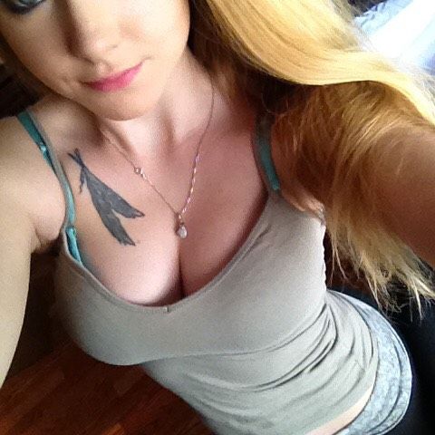 sexy feather tattoo