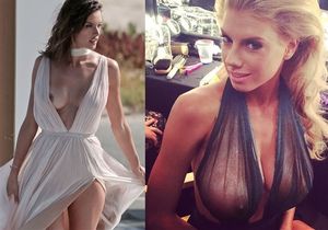 Alessandra Ambrosio And Charlotte McKinney Show Off Their Nipples