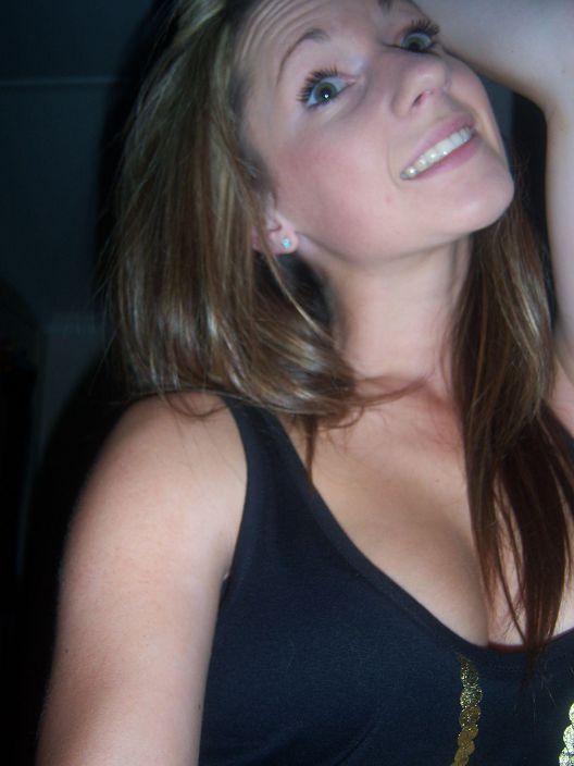 Cute amateur smile