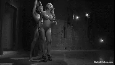 bondage handjob