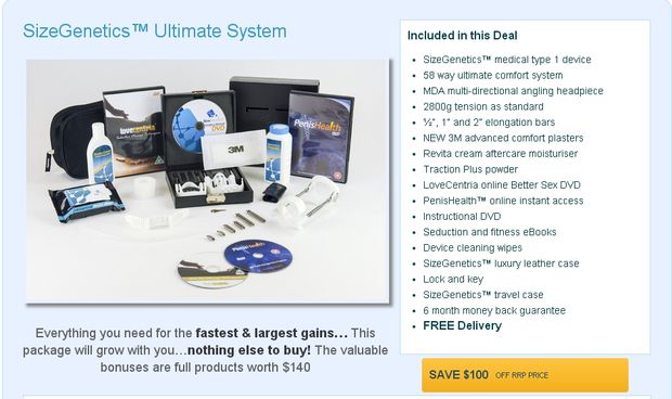 SizeGenetics™ Penis Device System - #1 Choice for Penis Enlargement  Visit