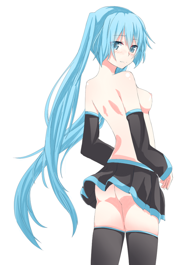 hatsune miku (vocaloid) drawn by mujakuma