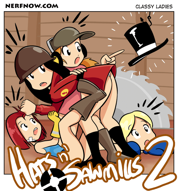 Hats n Sawmills 2--www.nerfnow.com