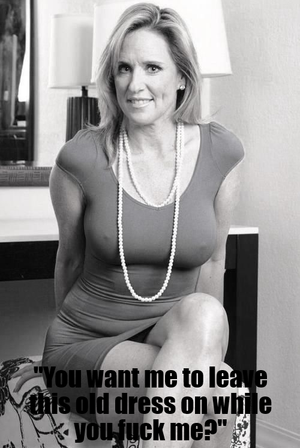 Just hike it up, I'm going to fuck you right now