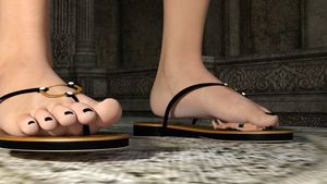 Giantess sandals 5 by dofus59