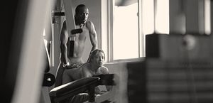 Plowing is a hard workout.