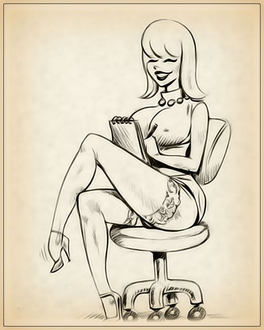 Toon Charcters - Miss Buxley - What gams!