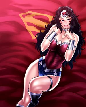 wonder woman (dc comics, superman (series), and wonder woman (series)) drawn by chiba toshirou