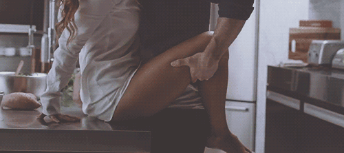And again on the couch… the stairs… the bedroom…