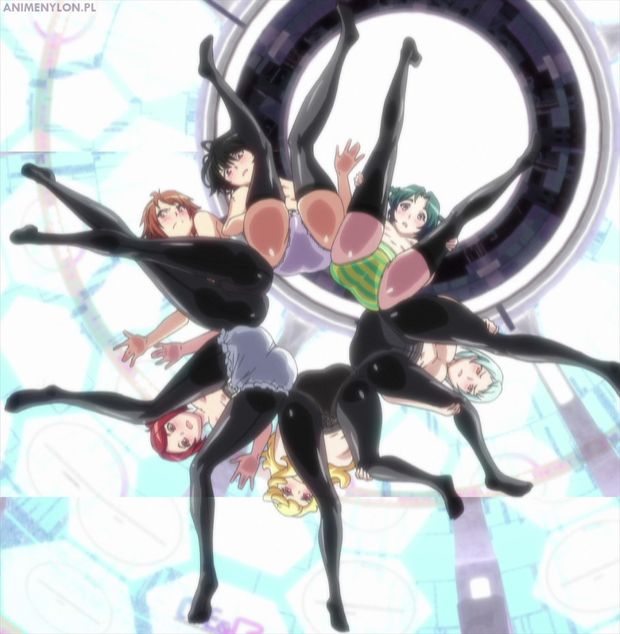 seikon no qwaser katsuragi hana jita phrygianos amano tsubasa seta miyuki satsuki ayame black pantyhose nylon tights
