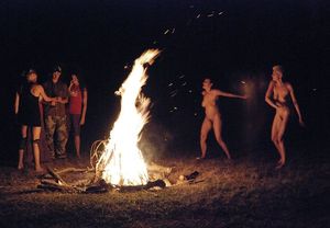 Nudist games.