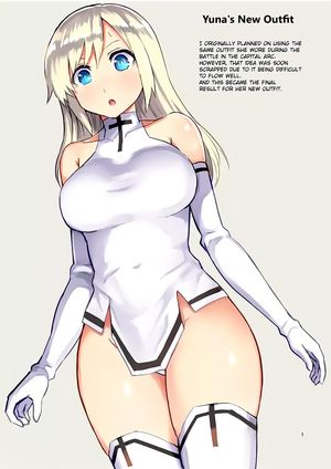Tight White outfit; Yuna- "thid"