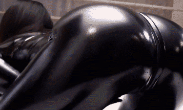 Hot Latex ass gif