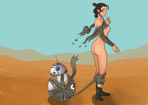 Rey and BB-8 by LomoNavojo