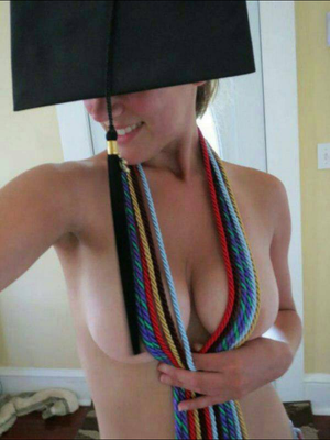 Graduation day selfie