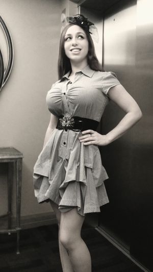 Her tits are bursting out