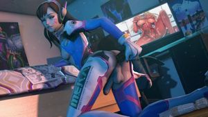 Overwatch - Kushishekku - D.Va