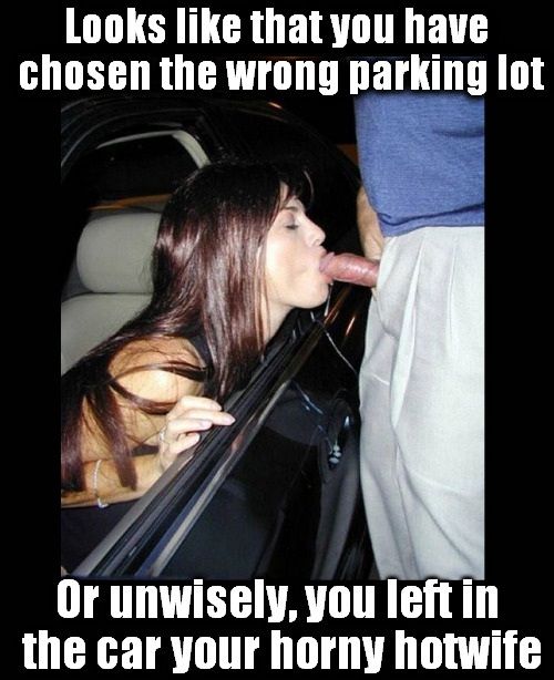 When left your wife only for a tiny moment ...