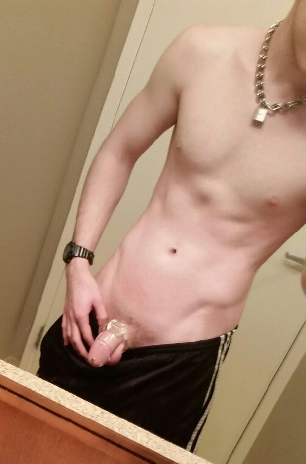 Chastity selfie