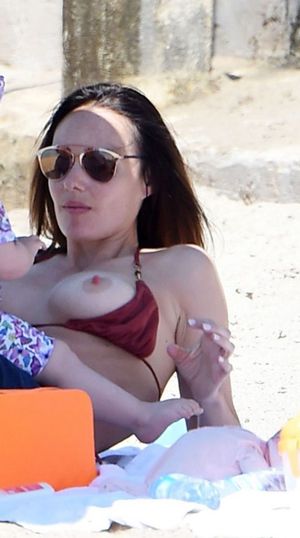 Tamara Ecclestone Bikini Based Nipple Slip