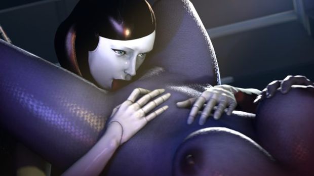 Mass Effect - Huuu - Liara T'soni, Edi