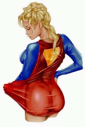 Supergirl wet