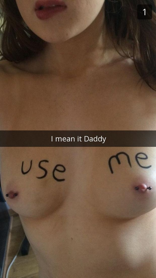 Daughter Snapchats