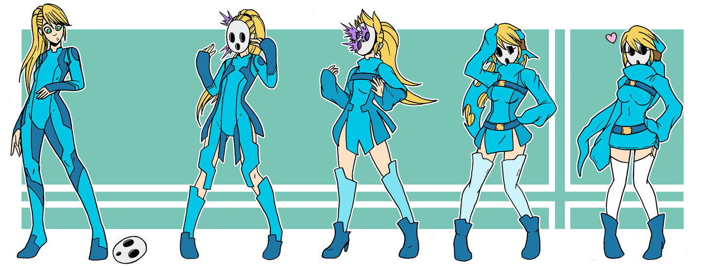 Shy Samus by Wrenzephyr2