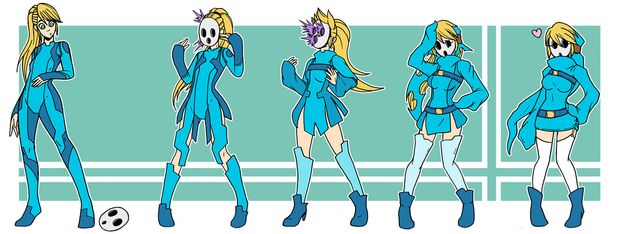 Shy Samus by Wrenzephyr2