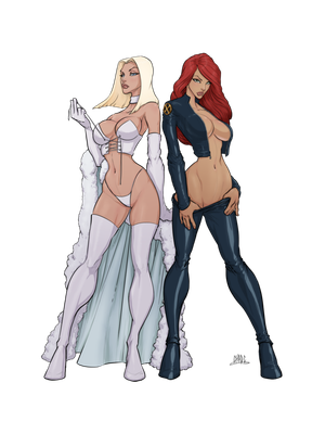 Black Widow & Emma Frost