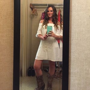 Country boots and dress