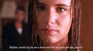 Juliette Lewis -6/73 -5'6''- 34-25-34''-34A-Bra - 124lbs - 8-Shoe, "Dusk Till Dawn"- MILF Cunnilingus! -Yum! Yum!