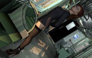 Public sailor suit dickgirl bondage