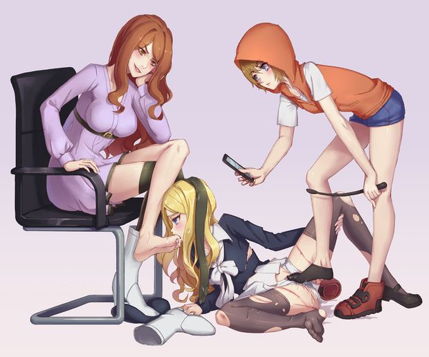 frenda seivelun, kinuhata saiai, and mugino shizuri (to aru kagaku no railgun and to aru majutsu no index) drawn by mool yuegang