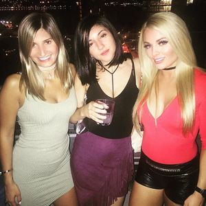 Group of hotties out for a drink