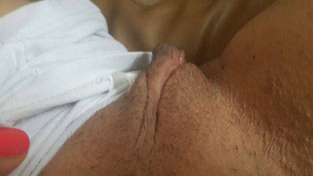 Look my beautiful pussy and hard clit