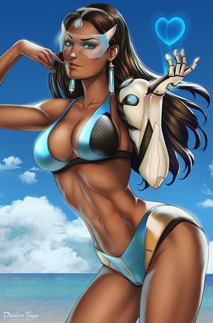 Pharah swimsuit.