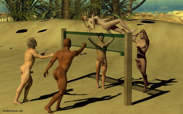 Beach volleygirl