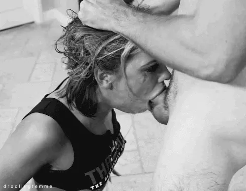 messy blowjob