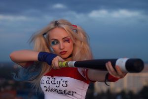 Russian Harley Quinn cosplay