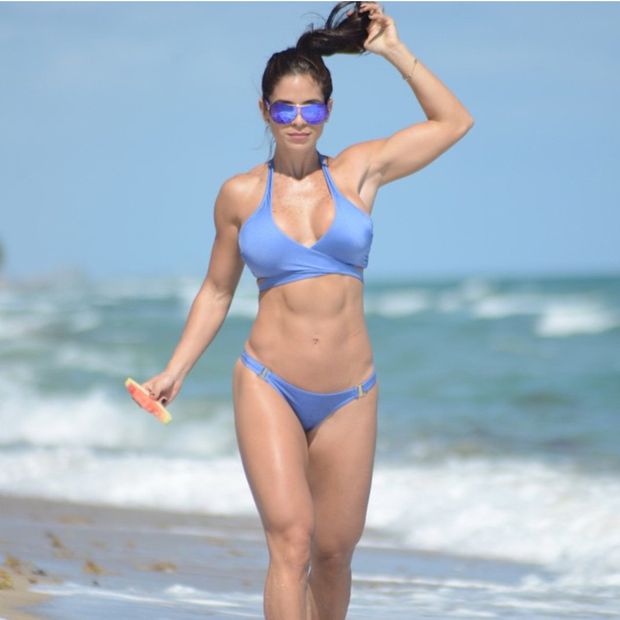 Luv how the blue lenses match the sky-blue bikini