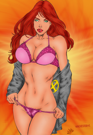 Sexy Jean Grey.