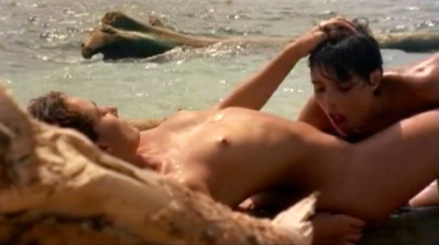 Annj Goren and Dirce Funari lesbo scene from Porno Holocaust