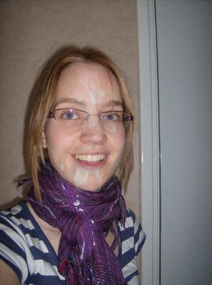 Marys with spermed face (again)