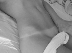 Black & White Erotic Panties Photo